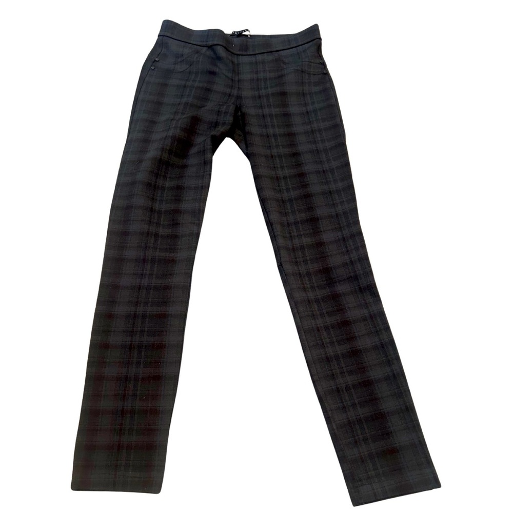 Sanctuary Plaid Jeggings | Black/Green | Size XS
